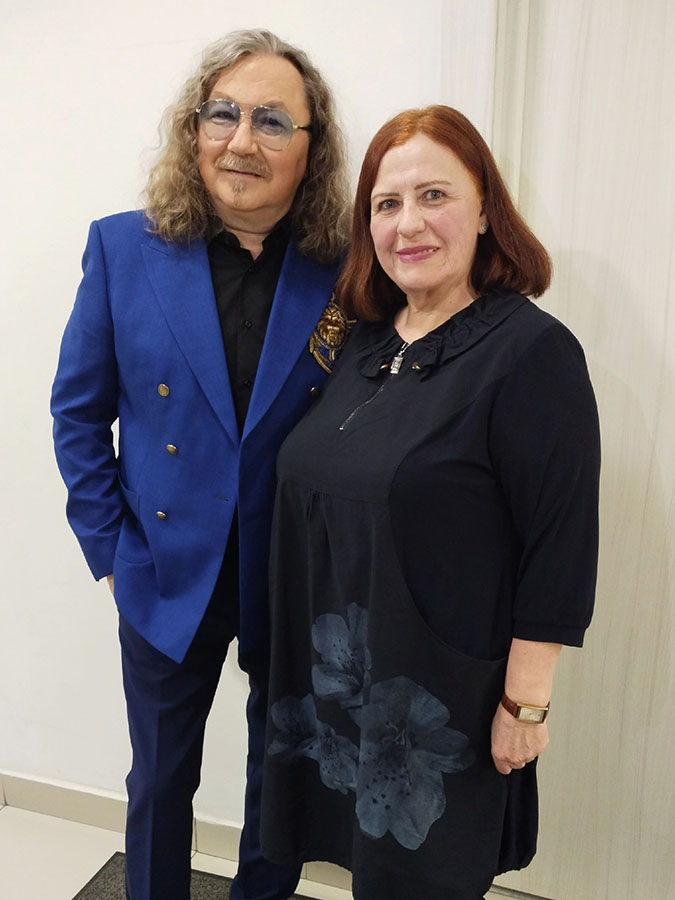 С благодарностью Игорю Николаеву за концерт! На концерте Игоря Николаева в Ярославле